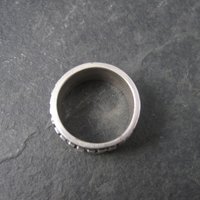 Vintage Sterling Celtic Spinner Worry Ring Size 6