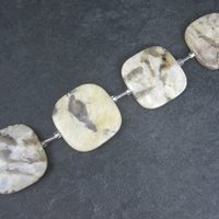 Destash Lot of 4 Large Gemstone Beads 35mm