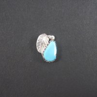 Vintage Southwestern Sterling Turquoise Tie Tack