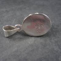 Vintage Mexican Sterling Blue Confetti Pendant