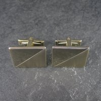 Estate Gold Tone Cufflinks