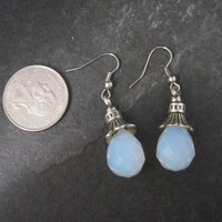 Faceted Opalite Wedding Earrings