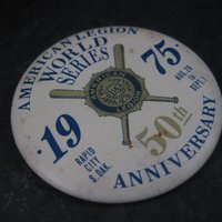 American Legion World Series 1975 50th Anniversary Baseball Pinback Button