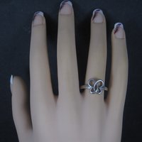 Vintage Italian Sterling Butterfly Ring New Old Stock