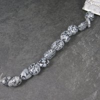 Snowflake Obsidian Bead Strand from Jewelry Basics