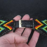 Vintage Native American Beaded Watch Band Douglas George