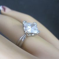 Vintage Sterling Cubic Zirconia Ring Size 6