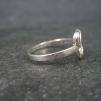 Vintage Italian Sterling Butterfly Ring New Old Stock