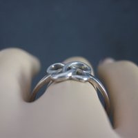 Vintage Italian Sterling Butterfly Ring New Old Stock
