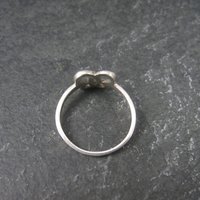 Vintage Italian Sterling Butterfly Ring New Old Stock