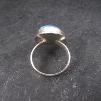 Vintage Navajo Sterling Turquoise Ring Size 6.5