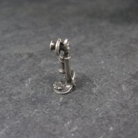 Sterling Antique Telephone Charm