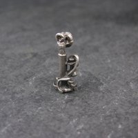 Sterling Antique Telephone Charm