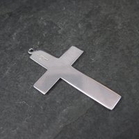 Simple Vintage Sterling Cross Pendant