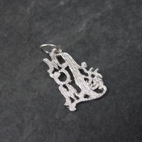 Sterling #1 Mom Pendant