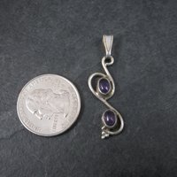 Sterling Silver Amethyst Pendant