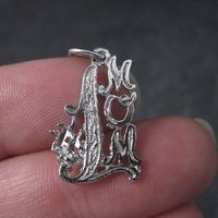 Sterling #1 Mom Pendant