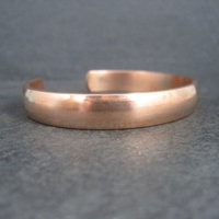 Heavy Estate Copper Cuff Bracelet 7 Inches