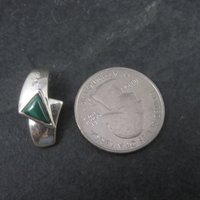 Sterling Malachite Cz Pendant