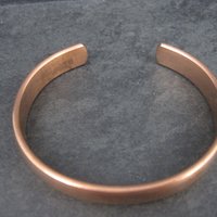 Heavy Estate Copper Cuff Bracelet 7 Inches