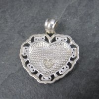 Sterling Grandma Heart Pendant