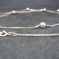 Italian Sterling Bead Chain 30 Inches