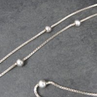 Italian Sterling Bead Chain 30 Inches