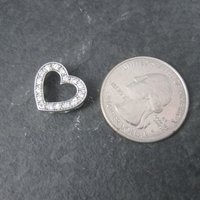 Small Vintage Sterling Heart Pendant