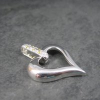 Vintage Sterling Heart Pendant