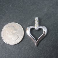 Vintage Sterling Heart Pendant