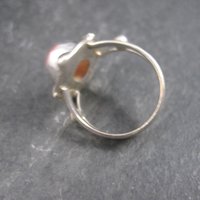 Artisan Sterling Cherry Quartz Ring Size 8