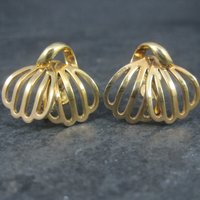 Vintage 12K Gold Filled Screw Back Earrings Forstner