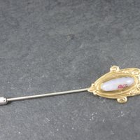 Art Nouveau Dragons Breath Stick Pin