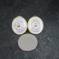 Large Western Circle Y Earrings
