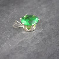 Sterling 10mm May Birthstone Pendant