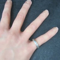 Vintage Bali Sterling Band Ring Size 5.5