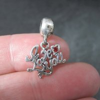 Sterling I Love You Slider Bracelet Charm