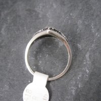 Vintage Black Hills Sterling Leaf Ring