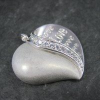 Sterling Silver Love Heart Pendant Ross Simons