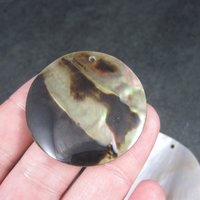 Lot of 2 Mother of Pearl Pendant Focals
