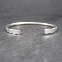 Southwestern Sterling Cuff Bracelet 6 Inches