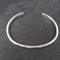 Southwestern Sterling Cuff Bracelet 6 Inches