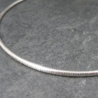 Vintage 3mm Italian Sterling Snake Chain 15 Inches Needs Clasp