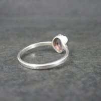 Simple Sterling Amethyst Ring Size 7