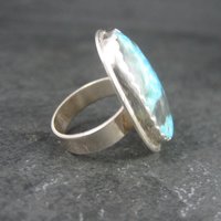 Vintage Navajo Sterling Turquoise Ring Size 7