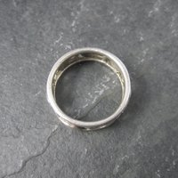 Vintage Sterling Dolphin Ring Size 8