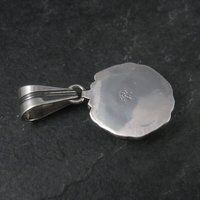 Vintage Native American Sterling Turquoise Pendant