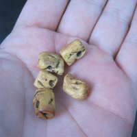 Lot of 10 Vintage Bone Rosary Skull Beads