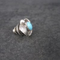 Southwestern Sterling Turquoise Tie Tack