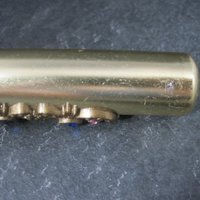 Vintage Gold Rhinestone Toothbrush Holder